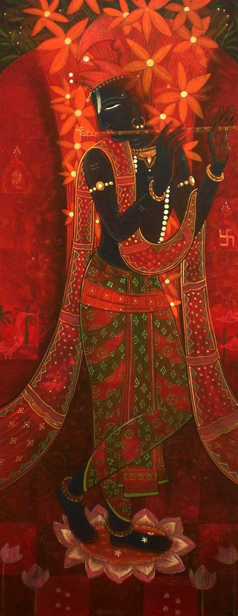 Indian arts is an exclusive art hub, where you can buy original paintings, buy contemporary art , modern art , abstract art, buy indian paintings, artifacts, etc. Krishna - Flute of love | Large art prints, Krishna art