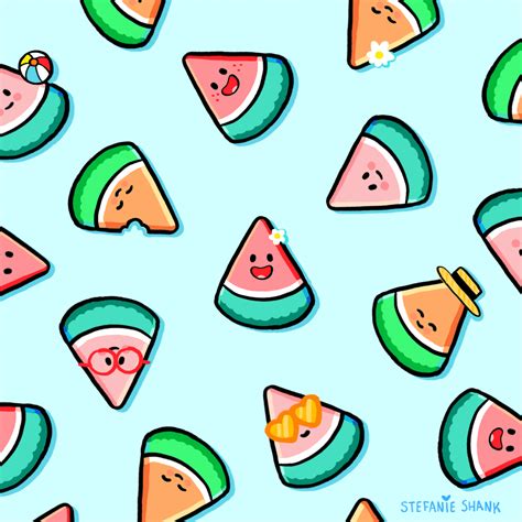 Kawaii Pattern  By Stefanie Shank Find And Share On Giphy