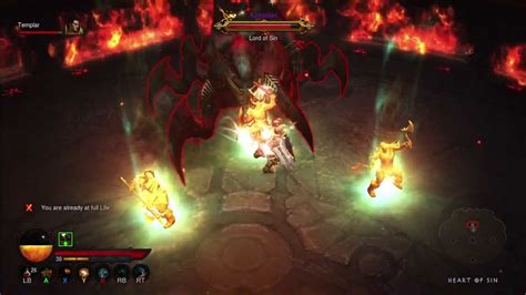 Diablo Iii Journey Through Hell To Defeat Azmodan The Lord Of Sin On Xbox With Barbarian Youtube