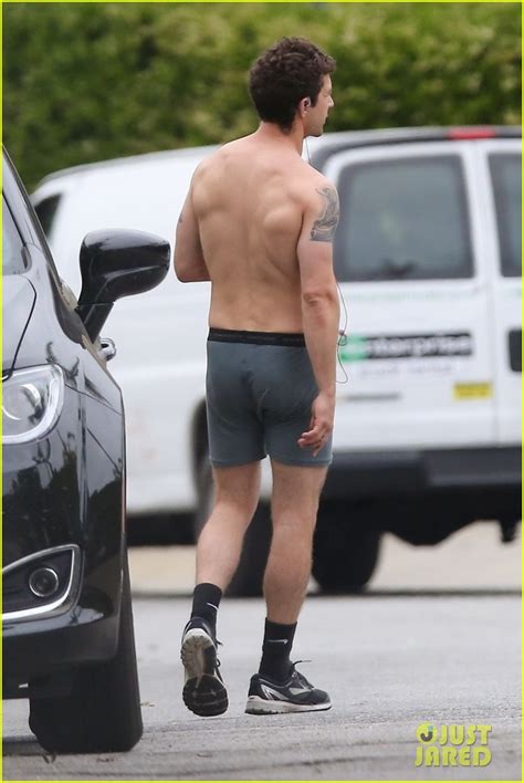 Shia Labeouf Bares Ripped Tattooed Torso Going Shirtless In His Underwear Photo 4288816