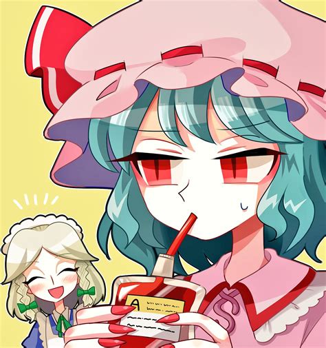 Remilia Scarlet And Izayoi Sakuya Touhou Drawn By Tanashelftmm