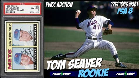 1967 Tom Seaver Topps #581 rookie cards for sale; graded PSA 8 - YouTube