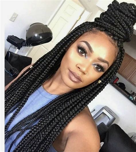 79 Sophisticated Box Braid Hairstyles With Tutorial