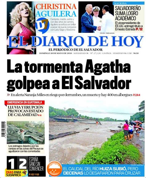 Periódico El Diario De Hoy El Salvador Periódicos De El Salvador