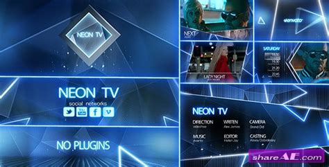 All are professionally made, flexible and designed to help you save time. Videohive Neon TV Broadcast Package - After Effects ...