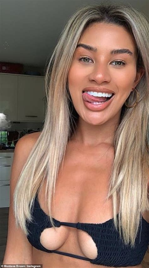 Love Islands Montana Brown Sets Pulses Racing As She Shows Off Some Serious Underboob Readsector