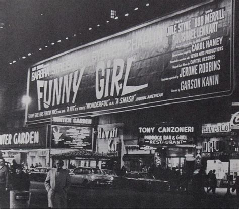 This is one of my very favorite movie theaters. Broadway marquee Funny Girl Winter Garden Theatre | Winter ...
