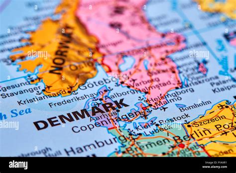Map Of Denmark Gis Geography