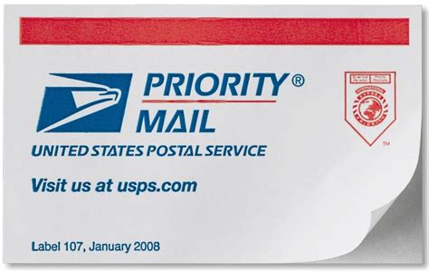 Usps Priority Mail Stickers Label 107 Stamp Community Forum