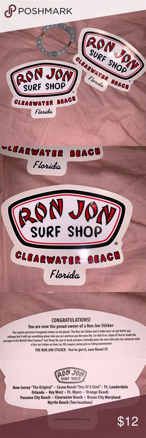 ron jon surf shop clearwater beach sticker bundle ron jon surf shop jon surf shop surf shop