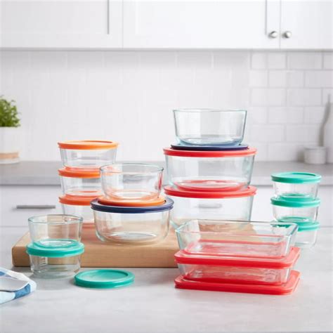 Pyrex Simply Store Glass Food Storage Containers 30 Piece Set