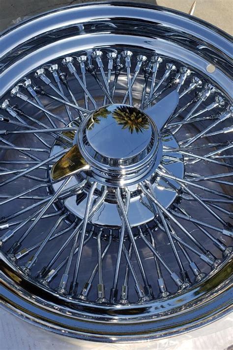 New Chrome 72 Spokes Crosslace Wire Wheels Lowrider For Sale In Chino