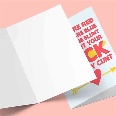 Roses Are Red Violets Are Blue Cock Valentines Greeting Card Banterking