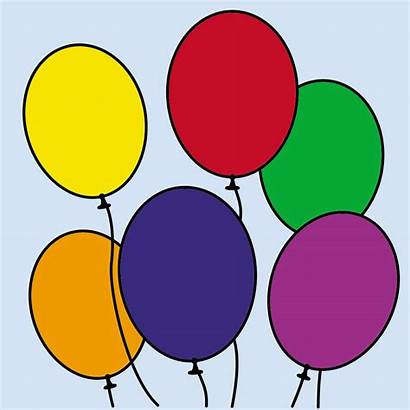 Clip Clipart Balloon Balloons Toys Cliparts Colors