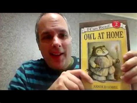 Frog and toad are friends. owl at home arnold lobel read-aloud - YouTube