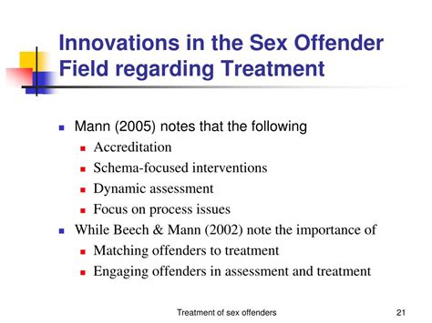 Ppt Sex Offender Treatment Programs Powerpoint Presentation Free