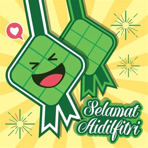 Selamat Hari Raya Aidilfitri Gambar Kartun Perayaan Di Malaysia Malay