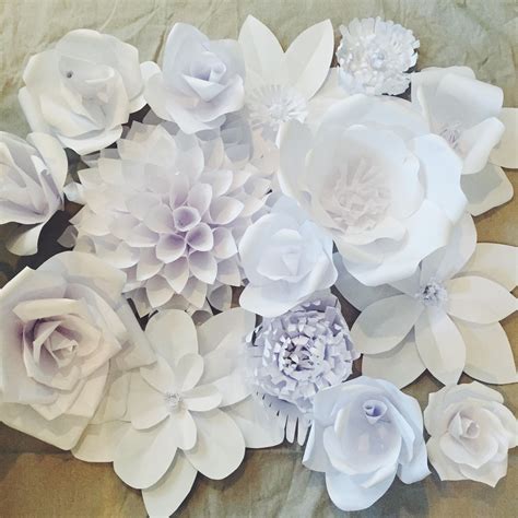 Paper Flower Backdrop Flower 1 Ash And Crafts