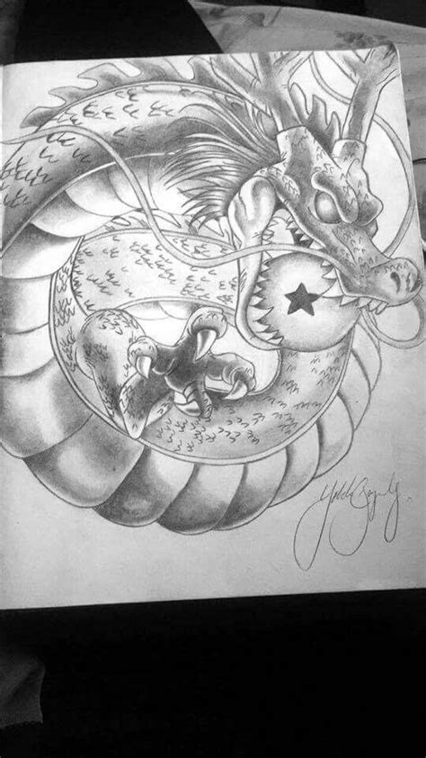 That's why exactly this dragonball became the most popular for getting a tattoo. Shenron Pencil | Dragon ball painting, Dragon ball artwork, Dragon ball super art