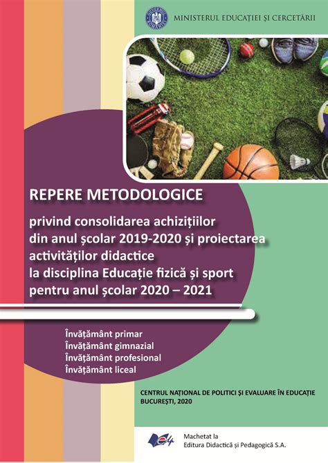Repere Metodologice Ed Fizica și Sport Educație Fizică Sport și
