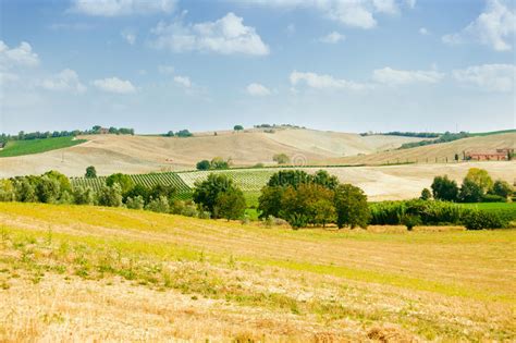 Tuscany Landscape In Val Dorcia Stock Image Image Of Italian Dorcia