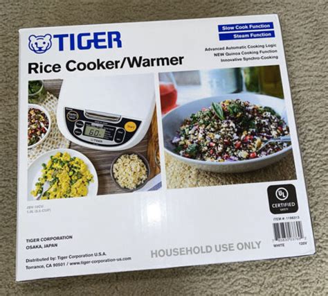 Tiger Jbv Cu Cup Micom Rice Cooker Warmer New Sealed