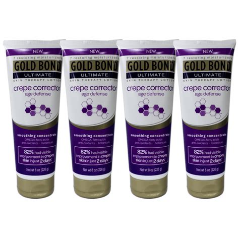 4 Pack Gold Bond Ultimate Skin Therapy Lotion Crepe Corrector Age