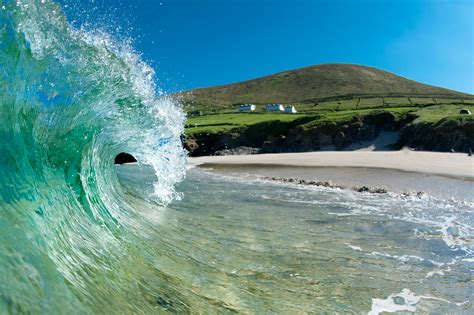 Shore Break Wave Landscape Ireland George Karbus Photography