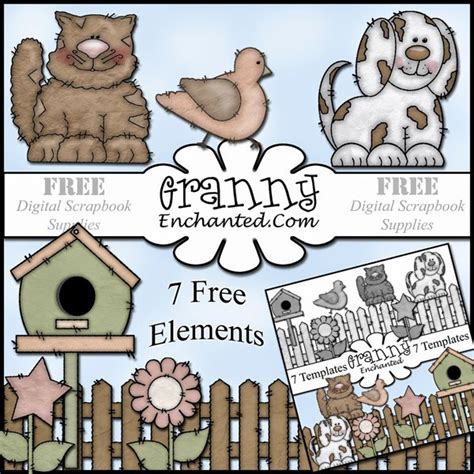 Granny Enchanteds Blog Free Digital Scrapbook Elements Bumpkins From