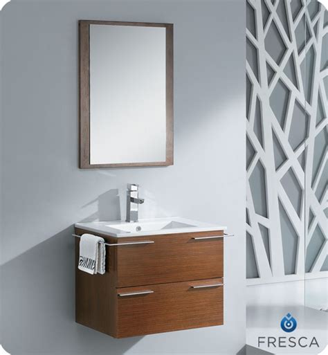 Visualize transcend 2021 paint color trends. Wenge 24" Modern Bathroom Vanity | Wall mounted vanity