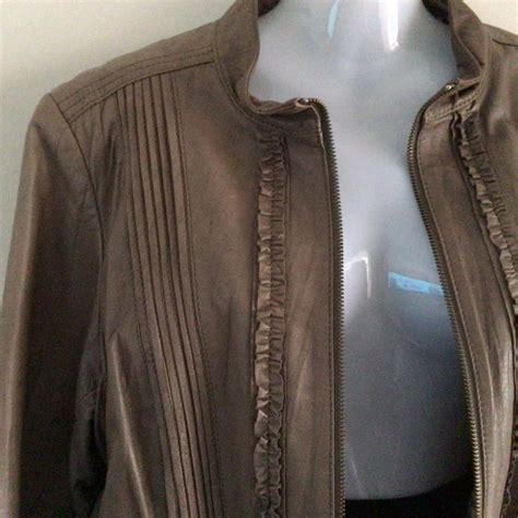 Womens Danier Leather Jacket Size Xxl Mid Brown Perfect For Winter S