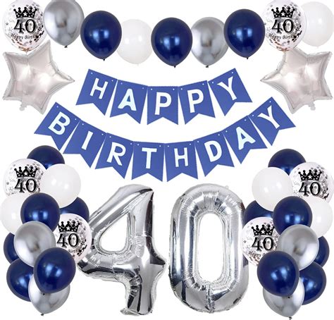 40th Birthday Decorations For Men And Women 40th Birthday