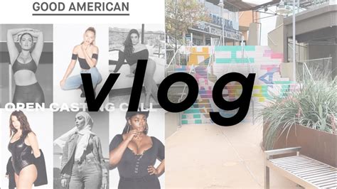 Vlog Dallas My Good American Casting Call Experience And Ganni Haul
