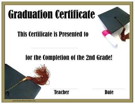 Free Printable 5th Grade Graduation Certificates Free Printable Templates