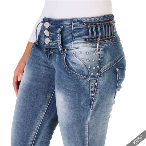 Women Ladies Fashion Skinny Jeans Hipster Pants Slim Fit Leg Faded Stretch Denim Ebay