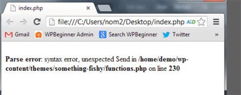 How To Fix The Syntax Error In Wordpress