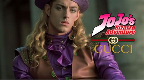 Jojos Bizarre Adventure By Gucci Youtube