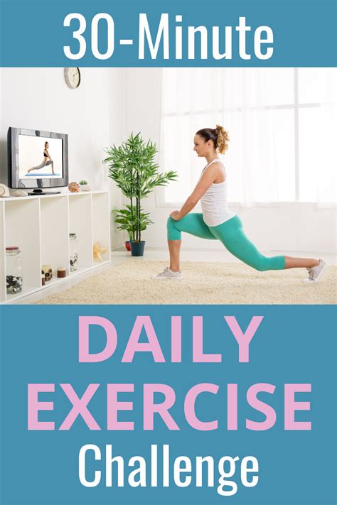 30 Minutes Exercise Challenge 7 Days To Better Health In 2020 Workout Challenge Daily