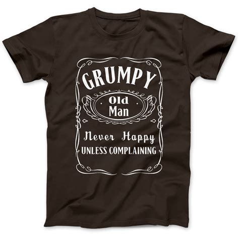Grumpy Old Man Git Dad Grandad T Funny T Shirt Premium Cotton Ebay