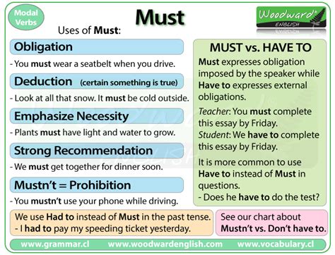 Modal Verbs Must Should Have Has To Lessons Blendspace