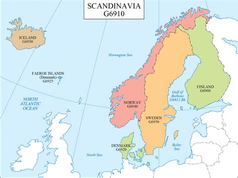 Lc G Schedule Map 24 Scandinavia Western Association Of Map Libraries