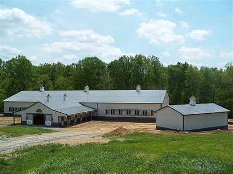 Indoor Riding Arena And T Barn Precise Buildings Dream Horse Barns