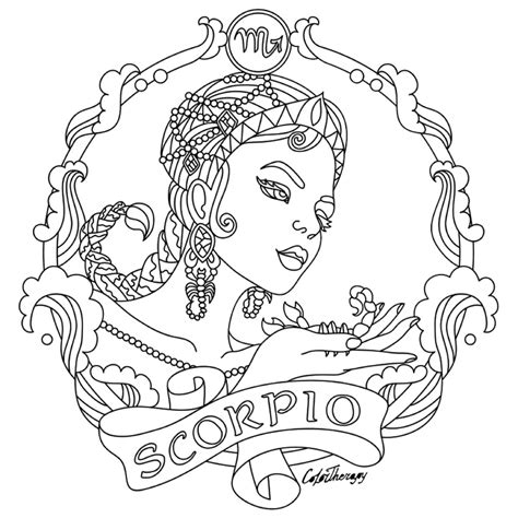 Capricorn Coloring Pages At Free Printable Colorings
