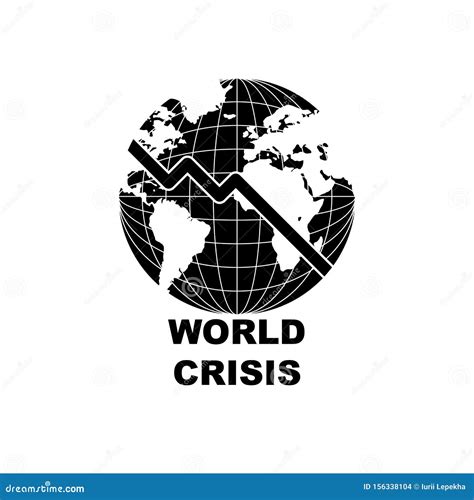 World Crisis Financial Crisis Bank Default Vector Stock