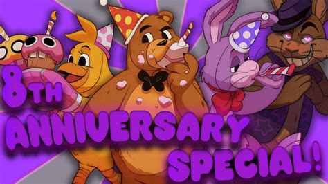 Fnaf Sfm Five Nights At Freddys Th Anniversary Dublado Fnaf Song My