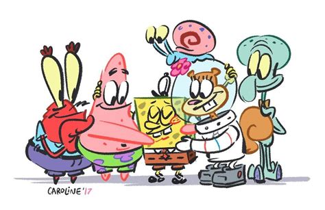 Spongebob And Friends Spongebob Drawings Spongebob Wallpaper