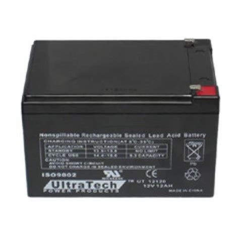 Ultratech Ut 12120 Sla Battery 12v 12ah F2 Terminal