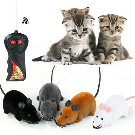 Funny Wireless Electronic Remote Control Mouse Mice Rat Pet Toy For