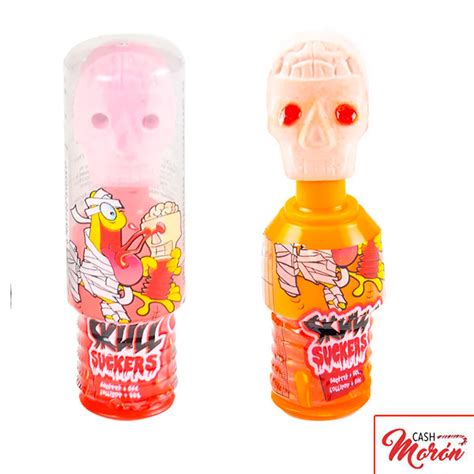 Skull Suckers Lollipop Candy 24 Unidades Cash Moron