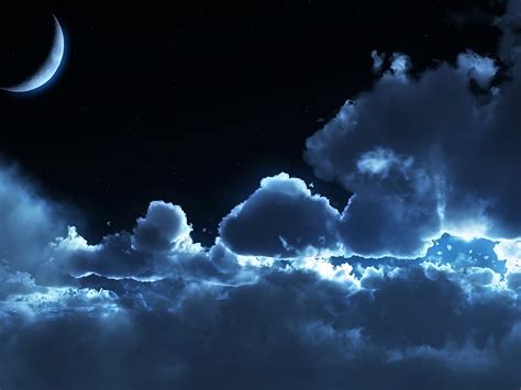 Cloud During Night Time Hd Wallpaper Wallpaper Flare